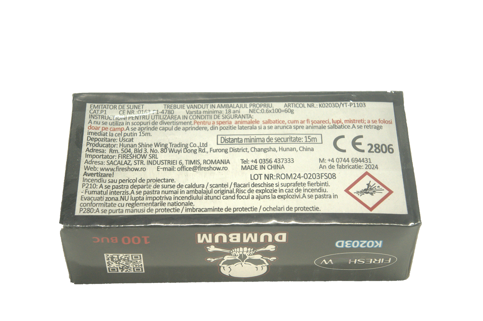 Petarde cu 1 Foc – DUMBUM 0.6G - imagine 2